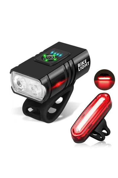 Choice Black 2-Pack Bicycle Lights T6 Led Front USB Rechargeable Mtb Mountain...