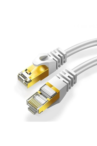Choice كابل إيثرنت CAT6 أبيض بطول 20 مترًا بطول 5/10/15/20/25/30 مترًا، كابل ...
