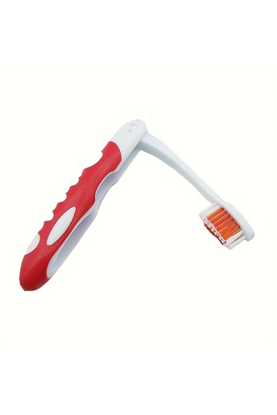 Choice3 1 pc Manual Folding Travel Toothbrush, Full-head, Medium Bristles, Mi...