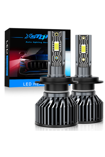 Choice7 مصباح أمامي للسيارة XSTORM 9005/HB3، متوافق مع مصابيح LED H1، H4، H7،...