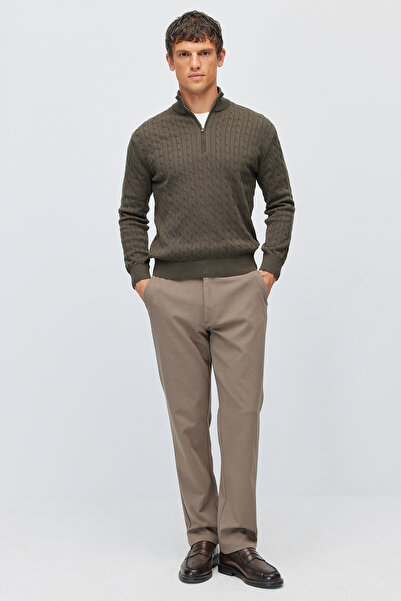 PAULMARK Men's Regular Straight-Leg Trousers