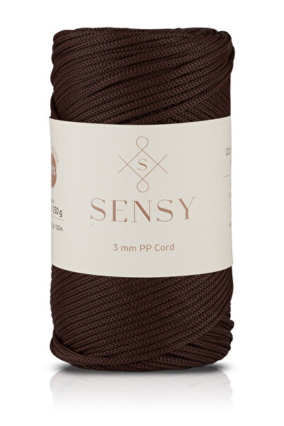 SENSY 3 Mm - 250 gr Polyester Makrome Ipi Kahverengi 120 M Polyester Makrome ...