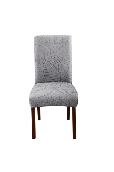 Choice A2 Chair Cover 1/4/6Pcs Leaf Jacquard Chair Covers Stretch universal C...