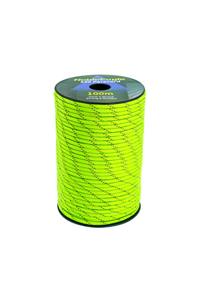 Choice 31M fang Green Reflective Paracord Military 7 Strand 4mm 550 Tactical ...