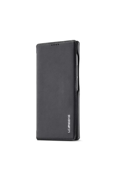 Choice جراب جلدي أسود قابل للطي لهاتف Galaxy S25 Ultra، متوافق مع S26، S25، S...