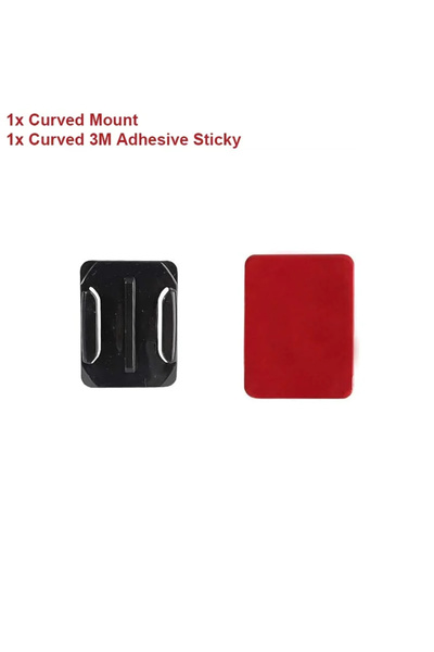 Choice 1Curved Adhesive Helmet Mount Flat & Curved Base with 3M Waterproof Ta...