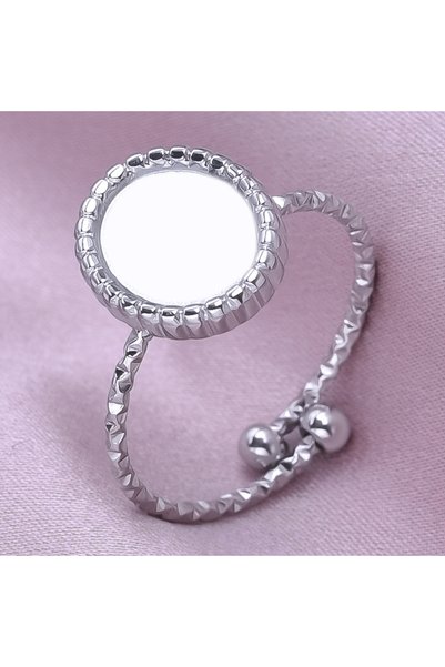 Choice J686-S 5pcs Brief Metal High Quality Silver Color No Fading Ring Openi...