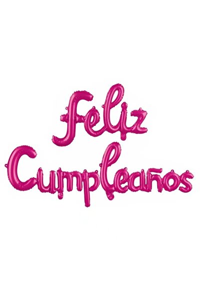 Choice 16INCH Rosered 16-inch Spanish Happy Birthday Foil Balloon Set Birthda...