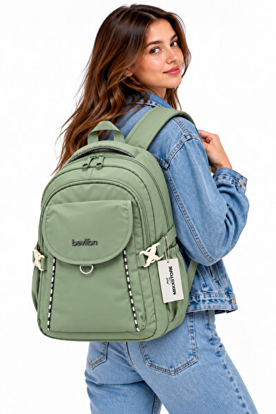 ms mixxstore Luxury Unisex Water-Resistant Fabric Daily Travel and Backpack /...