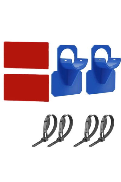 Choice6 قطعتان من حامل تثبيت أنابيب حمام السباحة باللون الأزرق، مناسب لحمامات...