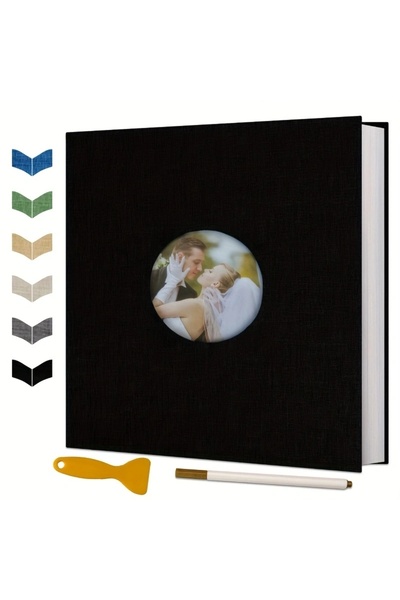 Choice black Album Self-adhesive Scrapbook for 4×6 5×7 8×10 photos DIY magnet...