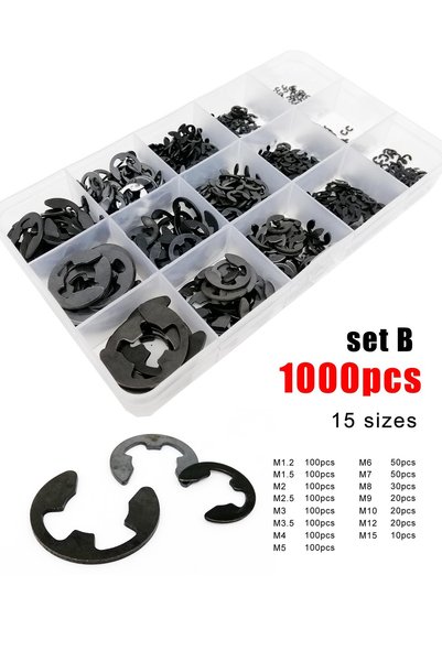 Choice مجموعة B 1000 قطعة 580/1000 قطعة M1.2 M1.5 M2 M3 M4 M5 M6 M8 M10 M12 M...