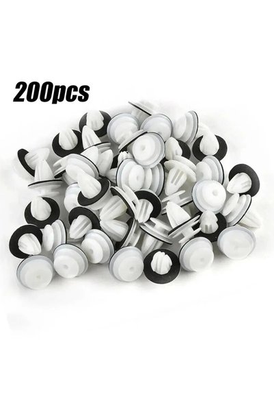 Choice10 200pcs 10/300PCS Auto Door Panel Clip with Seal Ring Auto Fastener R...