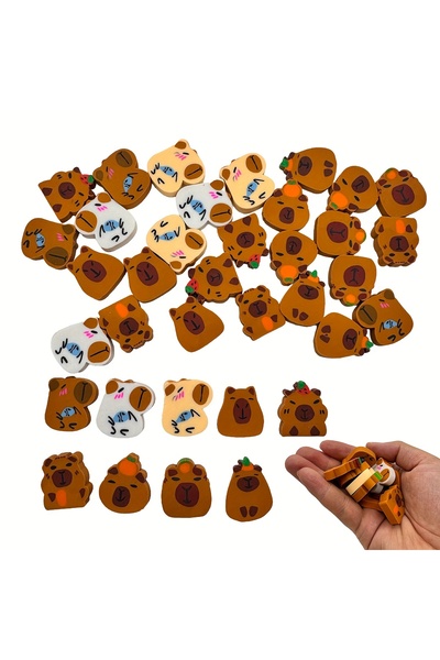 Choice3 20pcs Colorful Tooth-shaped Creative Erasers - Cartoon Cute Tooth Era...