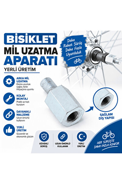 Bisiklet Arka Mil Uzatma Aparatı