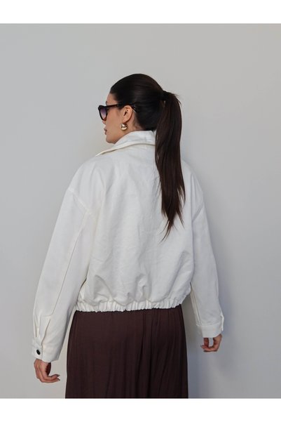ESRAHELVACI Floral Appliqué Bomber Jacket