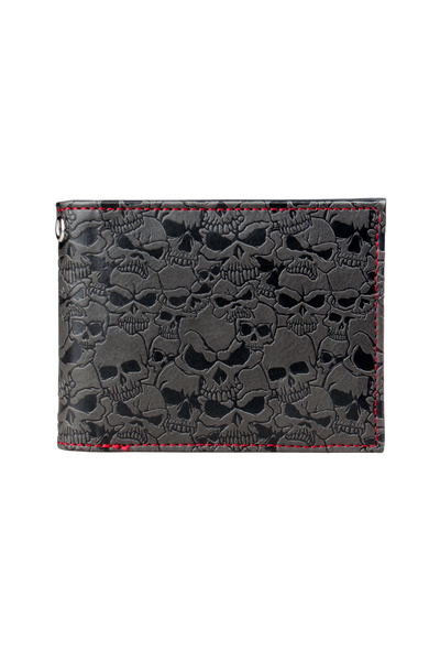 Choice A0025 Skull Double Fold Wallet ，Versatile Holder