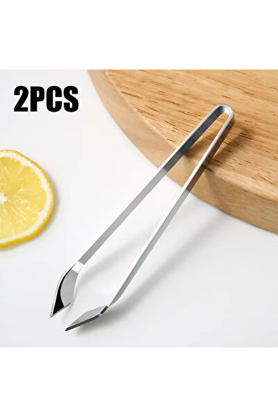 Choice1 2PCS Stainless Steel Fish Bone Tweezers Garlic Peeler Pincer Clip Pul...