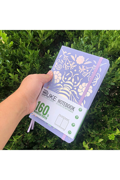 Choice5 160Gsm Bamboo Paper Light Purple BUKE Dotted Journal Pocket Travel Si...