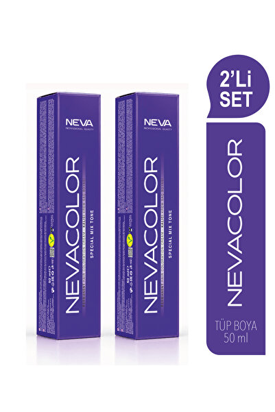 Nevacolor Premium 2'Lİ SET MIX T0.22 Turuncu Karşıtı Kalıcı Krem Saç Boyası (...