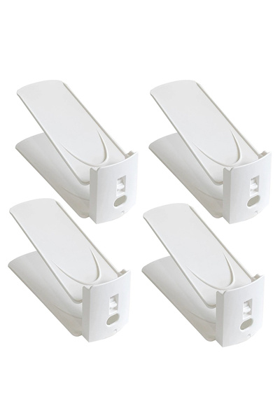 Choice 4pcs 2/4/8PCS Space Saving Shoe Rack 2-Layer Adjustable Expandable Sho...