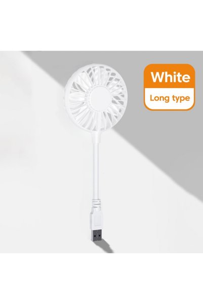 Choice1 White 2 Portable Small Fan USB Fan Mini Silent Office Desk Fan For Su...