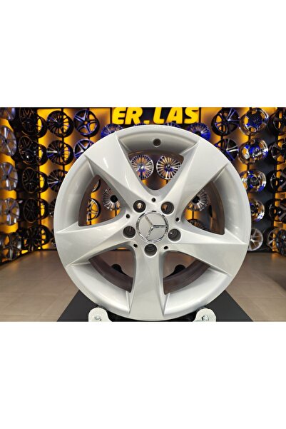 Orjinal 4 Adet MERCEDES ORIJINAL 7*17 5*112 ET51 66.6 SILVER JANT YENİLENMİŞ ...