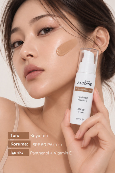 axodine Radiant Tone Equalizer Dark Tone Sun Protection Effect Moisturizing Bb Cream - 50 ml