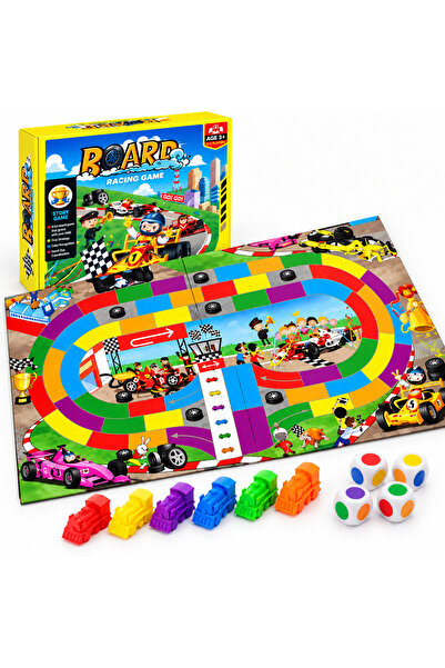 Generic Brand Joc de societate Cursa cu Masinute pentru copii, Circuit Racing...