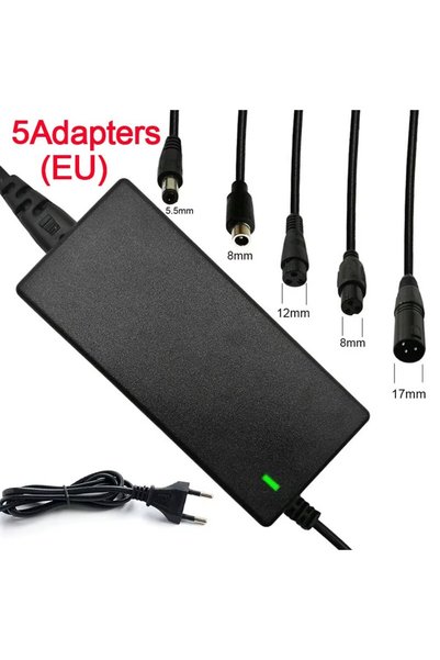 Choice1 EU Plug 42V 2A Lithium Battery Charger 42V 2A DC Power Charger AC110-...