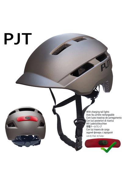 Choice L57-61CM P-6-Titanium-Black-L PJT New Cycling Helmet In-Mold Mountain ...