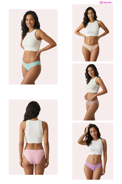 Newlilla 1101 Bikini Women's T. Lace Panties Package 1101-V10