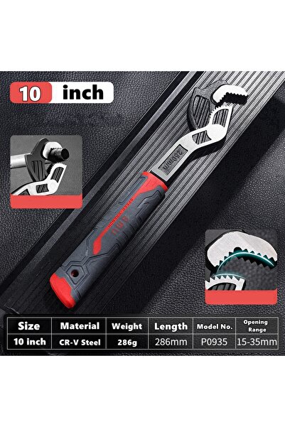 choice2 10 inch 6/8/10/12 Inch Universal Multifunctional Self-Locking Wrench ...