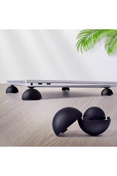 Choice black Mini Portable Laptop Cooling Pad Small Invisible Cooler Ball Sta...
