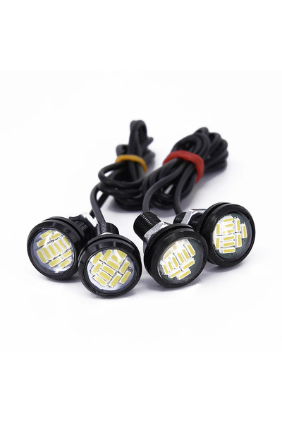Choice 4Pcs LED Car Auto DRL Daytime Running Lights 12V 15W White Backup Lamp...