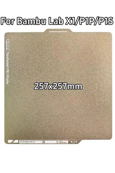 Choice 257x257x0.5mm 1pcs 257x257mm Build Plate For Bambu Lab X1/P1P/P1S Text...