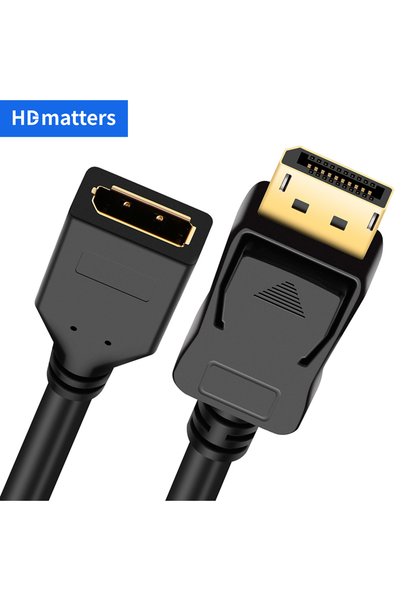 Choice كابل تمديد DisplayPort بطول 3 أمتار، 4K، ذكر إلى أنثى، 3 متر و1.8 متر،...