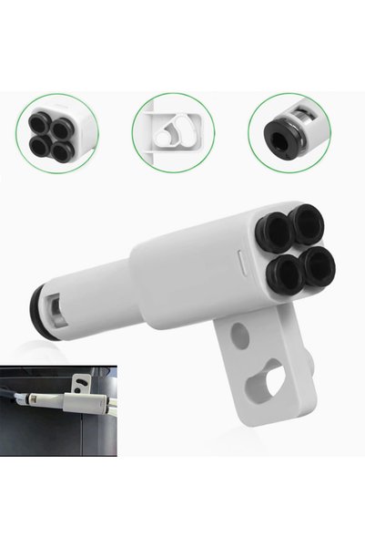 Choice 4-in-1 PTFE Adapter Filament Pipe Expansion Port 4 Feeding Modules Mat...