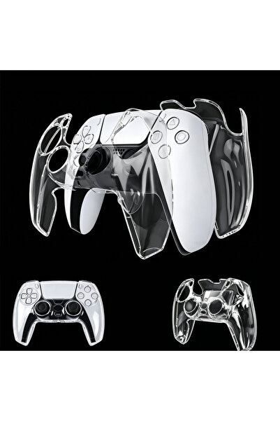 Choice غطاء شفاف من البولي كربونات لوحدة تحكم PS5، غلاف واقي شفاف مضاد للصدما...