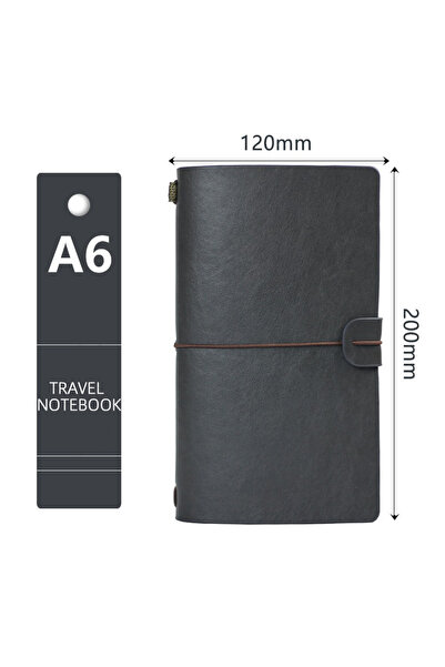 Choice Dark Gray Retro Leather Strap Creative Hand Ledger Creative Multifunct...
