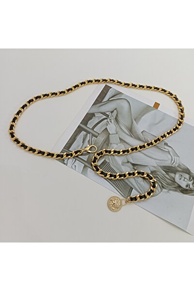Choice 107x1.1cm gold chain belt Fashion Gold Chain Belt Female Waist Metal B...
