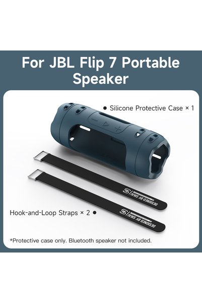 choice2 dark blue SIKAI Silicone Protective Case for JBL Flip 7 Bluetooth Spe...