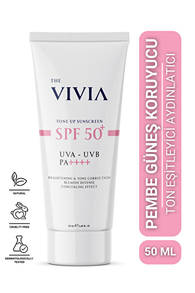 The Vivia Ton Eşitleyici ve Aydınlatıcı, Leke Karşıtı, Yüksek Koruyucu SPF50+...