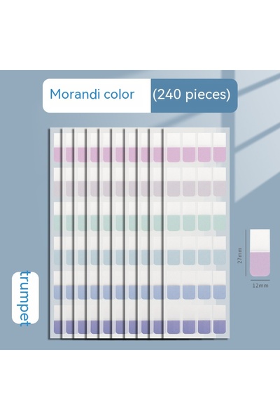 Choice Small 240 sheets Sticky Note Transparent Sticky Note Index Tabs Arrow ...