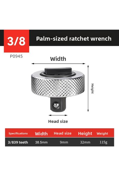 Choice1 3-8 Mini Adjustable Ratchet Wrench Quick and Labor-saving Aluminum Al...