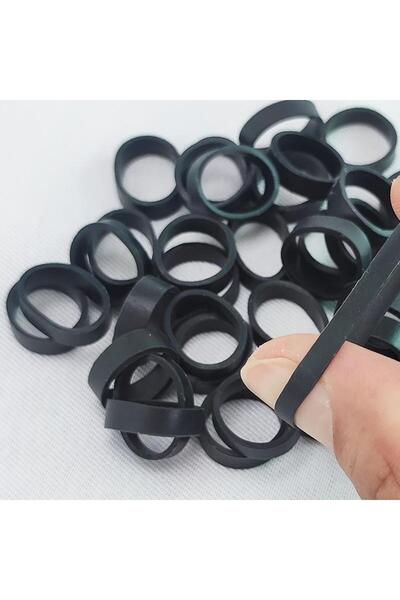 Choice 300 Pcs Mini Rubber Bands Rubber Band Rings Strong Elastic Bands Black...