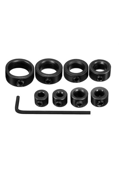 Choice 9 pcs set New Drill Depth Stop Bit Collar Set Adjustable Positioner Li...