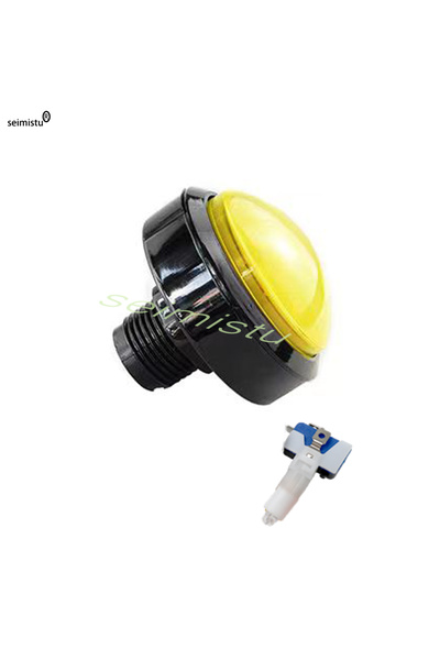 Choice 60mm yellow Arcade Button LED Light Lamp 60MM Big Round Arcade Video G...