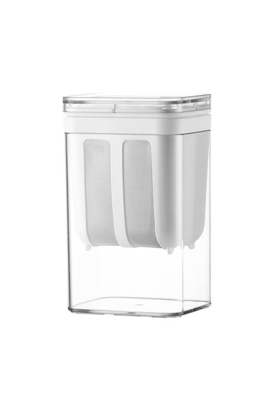 Choice Transparent 1100ml Yogurt Filter & Strainer Fine Mesh Transparent Box ...