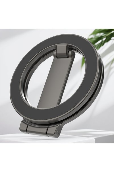 Choice Black Foldable Double Sided Magnetic Phone Holder for Magsafe Gym Trea...